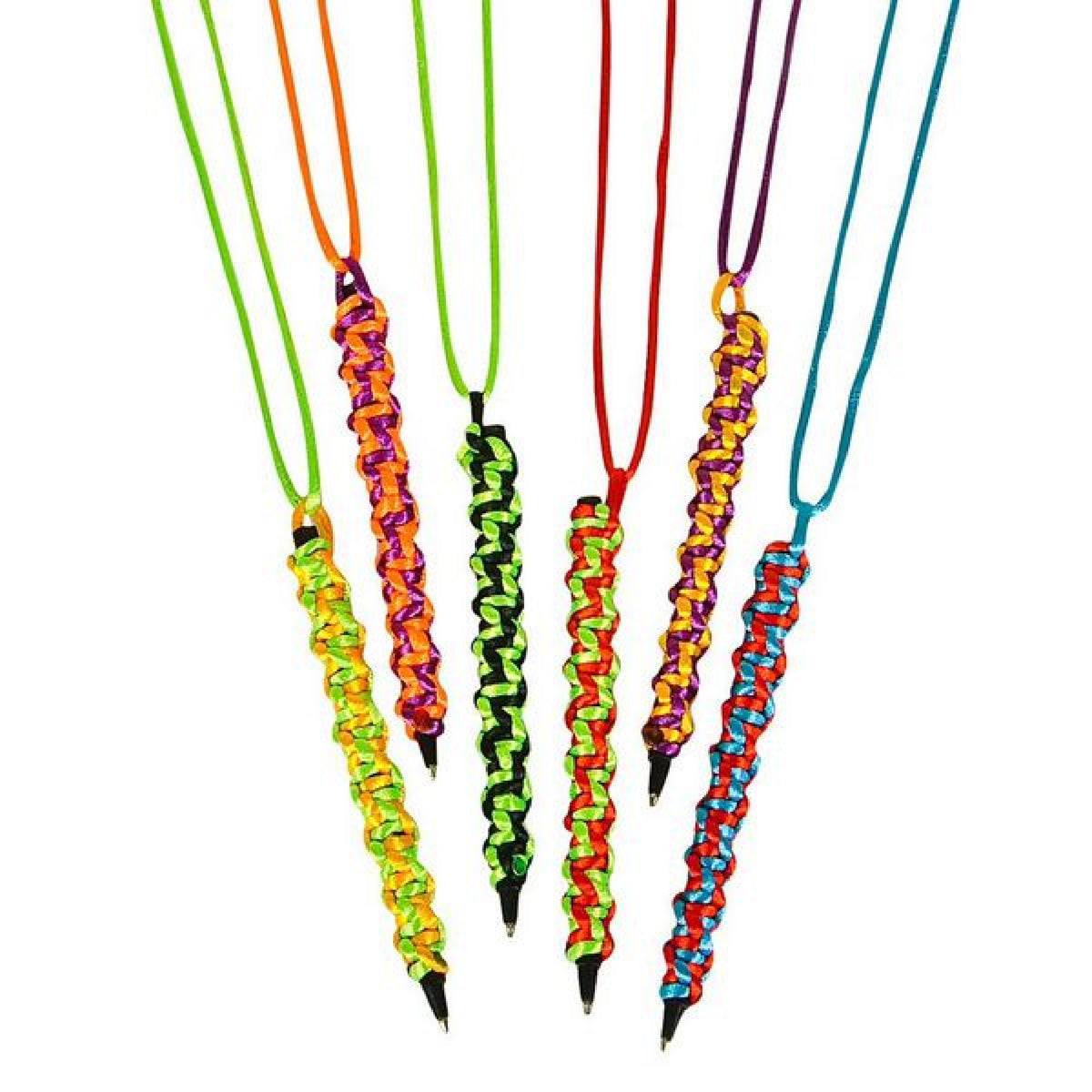 Paracord  Necklace Pens In Bulk- Assorted