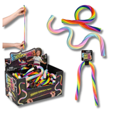 Rainbow Stretchy Fidget Noodle Kids Toy In Bulk