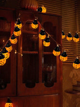 Halloween Decorations Pumpkin Lighting Chain Front Desk Shop Window Door Pendant Scene Layout Theme Party Supplies