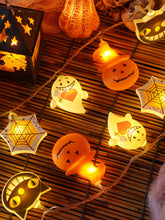 Halloween Pumpkin Lamp Toy Skull Small Lighting Chain Decorations Bar Mall Event Scene Setting Props Ornaments