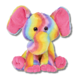 Stuffed Plush Rainbow Elephant Kids Toy In Bulk