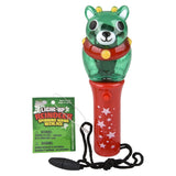 Light Up Xmas Reindeer Spinng Wand Necklace For Kids - Assorted
