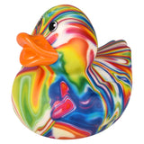 Large Rubber Printed Duckies Toy For Kids - Assorted
