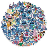 51PCS Cute Cartoon Lilo & Stitch Stickers DIY Diary Laptop Luggage Skateboard Graffiti Decals Fun Classic Toy