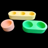 Candle Holder Shape Silicone Mold Epoxy Resin DIY Polymer Clay Plaster Tool Room Table Top Candle Holder Decoration Candle Mould