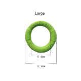2307GP Dog Toys Pet Flying Disk Training Ring Puller Anti-Bite Floating Interactive Supplies Dog Toys Aggressive Chewing