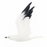 1707BA 1pc Simulated Feather Seagulls Bird Artificial Flying Bird Figurines for Home Garden Decor Party Hanging Ornament with Fish Line