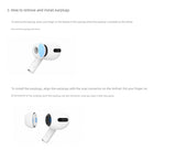 2307GG Airpodspro Earplugs Ear Cap Silicone Case Suitable for Apple 3 3 Generation Original Headset AirPods Pro2 Earmuffs Generation 2 Generation Earbud Cap Accessories