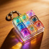 Light-Up Click Keycap Fidget Keychain