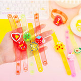 2407TA 6PC Kids Birthday Party Supplies LED Cartoon Light Up Watch Toys Boys Girls Wedding Guest Souvenirs Christmas Party Gifts Pinata
