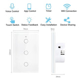 Tuya Smart Life Light Switch WiFi Touch Sensor