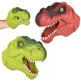 Stretchy Dinosaur Hand Puppet 6" | Assorted (Dozen = $47.99)