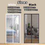 New No Punching Magnetic Screen Door Curtain