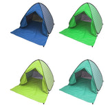 Automatic Instant Pop Up Tent Potable Beach Tent Outdoor Waterproof UV Protection Camping Fishing Tent(With door curtain)