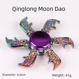 TA1510 Colorful Fingertip Top Led Student Decompression Toys