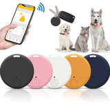 1507GG Mini GPS Bluetooth 5.0 Tracker AntiLost Device Round Pet Kids Bag Wallet Tracking Smart Finder Locator