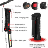 New Portable COB LED Flashlight