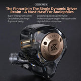 KZ EDX PRO X Wired Earphones HIFI Stereo Bass Music Earbuds