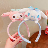 Sanrio Kuromi Melody Plush Doll Face Hair Accessories