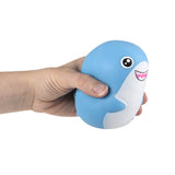 3.75β Squish and Stretch Shark Toys - Set of 12 Fun, Stretchable Sharks