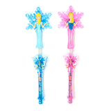 Light Up Snowflake Princess Wand with Music - Assorted