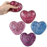 Heart Squeezy Sparkle Sugar Kids Toy- Assorted