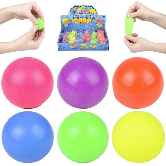 Squish Sticky Neon Orbs For Kids In Bulk- Assorted