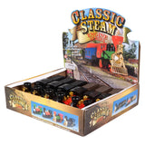 10" Steam Engine Locomotive Die-Cast Pull Back sold by 6 Pcs