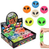 Squeezy Stretchy Alien Sugar Ball Kids Toy - Assorted