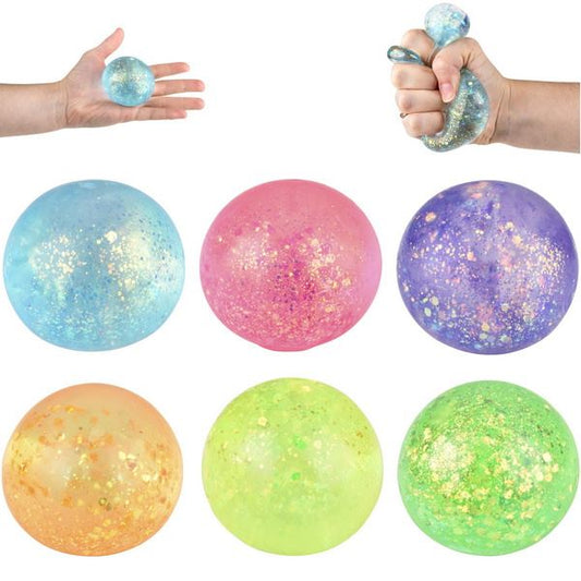 Squeezy Glitter Ball For Kids In Bulk- Assorted