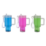 Liquid Filled Tumbler Clip On Keychain In Bulk - Assorted