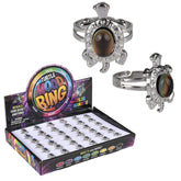 Color-Changing Turtle Mood Ring for Kids in Bulk