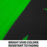 Wholesale Premium Quality USA Pot Leaf Marijuana Rainbow 3 x 5 Fla ( sold by - 6 piece )