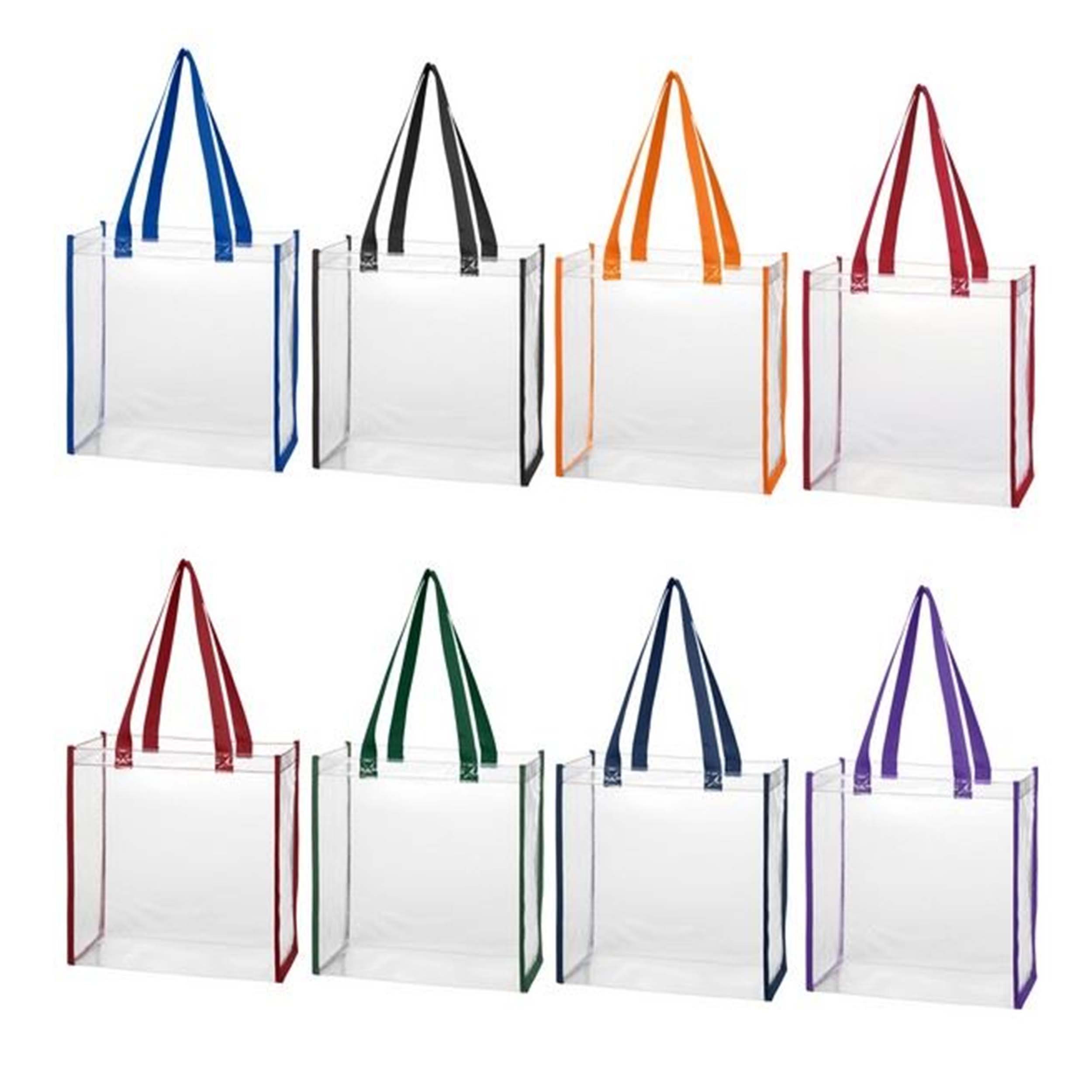 Durable Clear Plastic Tote Bags with Handles, Travel & Gym Tote Bags for  Men, Women, MOQ: 5 Pieces - China Clear Tote Bag and Transparent Tote Bag  price