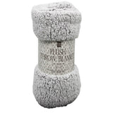Two Tone Cotton Sherpa Throw Blanket in Assorted Colors Cozy Comfort for Every Occasion MOQ -2 pcs