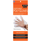 Ensure Hygiene and Safety with 100 Pack Disposable Gloves Clear and Regular-Sized MOQ -24 pcs