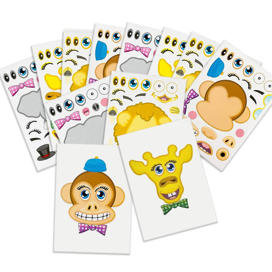 Zoo Animal Stickers kids toys In Bulk- Assorted