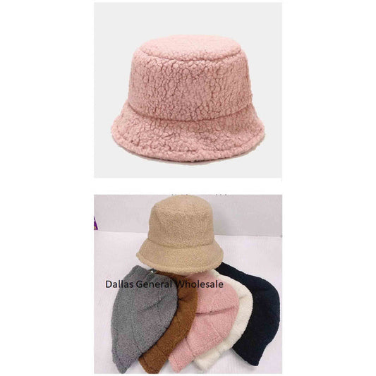 Bulk Girls Winter Bucket Hats - Assorted