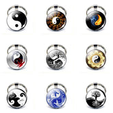 Yin Yang Keychains - Choose Your Style or Assorted *Pick Style* (sold by the piece or assorted dozen)