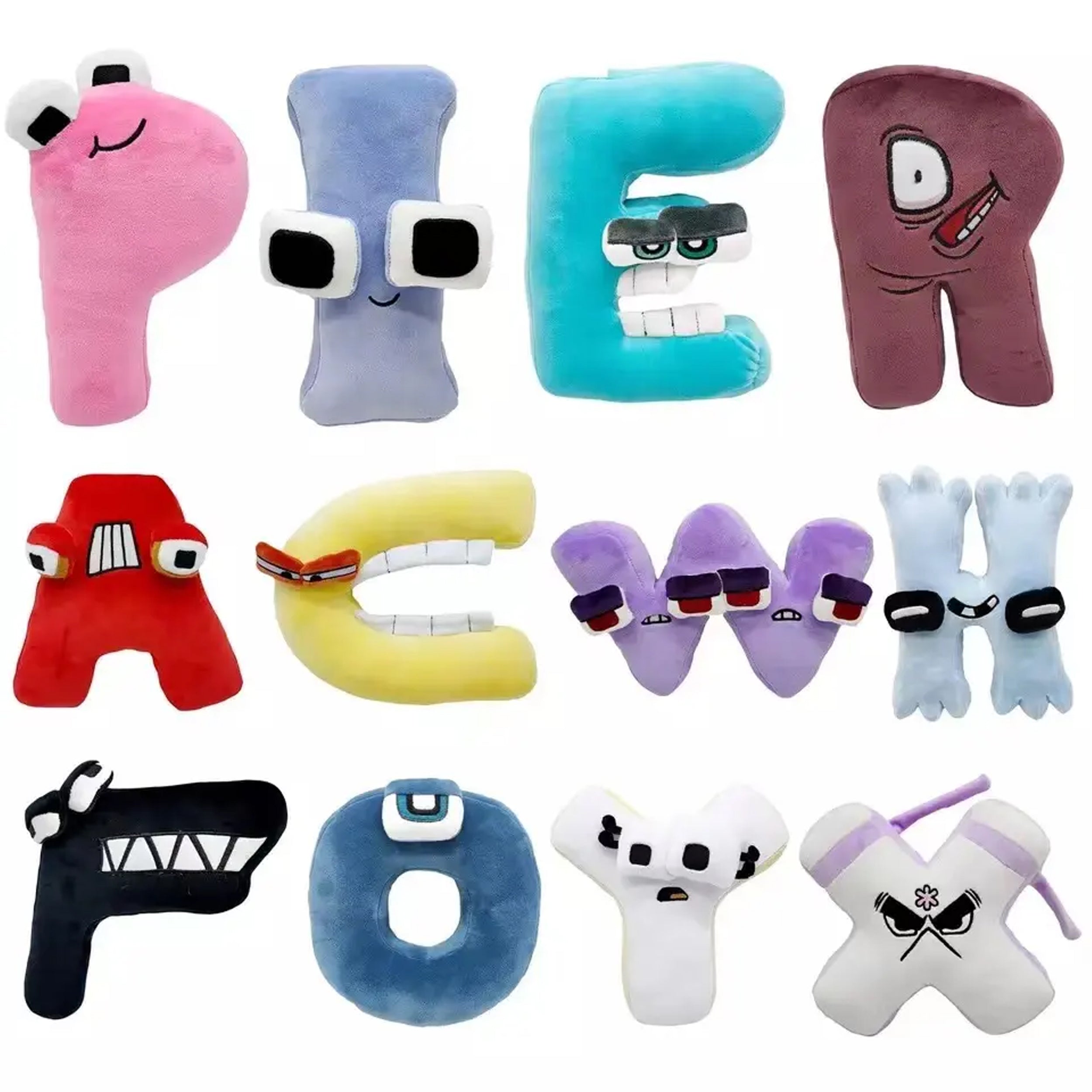 Alphabet Lore But are Plush Toy Stuffed Animal Plushie Doll Toys Gift for  Kids Children Montessori Christmas Gift Toy 26 Letter