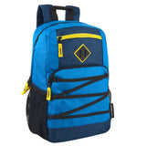 Bulk Double Zippered Bungee Backpack With Laptop Section