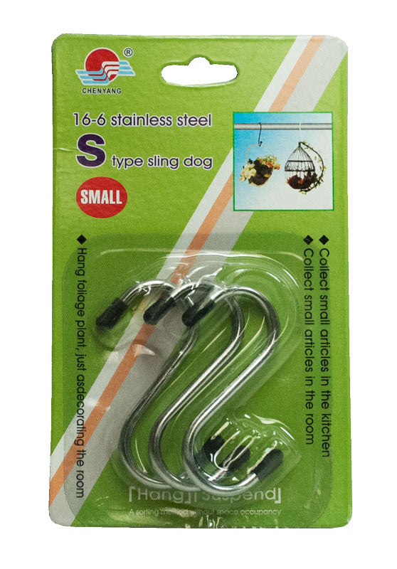 Organization with High-Quality 4-Inch S-Type Hooks - Set of 3
