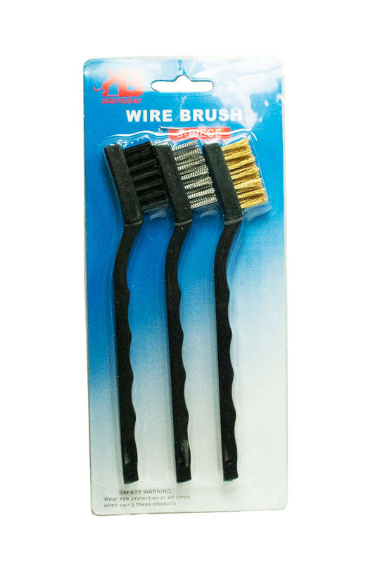 3-Piece Mini Wire Brush Set
