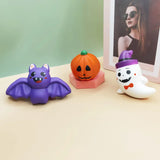 Get Ready for Halloween with our Cute Pumpkin, Ghost, and Bat Slow Rising Toys - Perfect for Kids