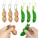 Beans Squeeze Pop it Keychain