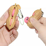 Beans Squeeze Pop it Keychain