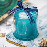 High-End Scented Soy Wax Candle with Glass Lid in Glass Jar and Gift Box