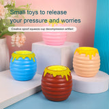 Bee Animal Squishy Cup - Fun and Relaxing Stress Relief Toy for Children and Adults