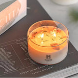 Glass Jar Crystal Stone Luxury High Quality Handmade Soy Wax Scented Candle for Birthday Wedding Holiday Gift