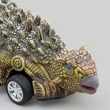 Dinosaur  Vehicle Rubber Toy